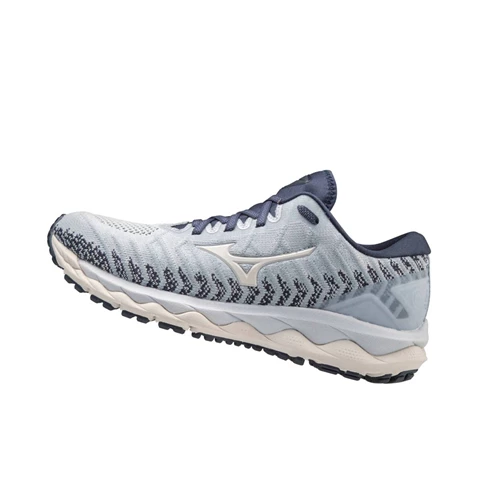 Zapatillas Running Mizuno Wave Sky 4 Waveknitﾙ Mujer White/Navy | 81230-XODB