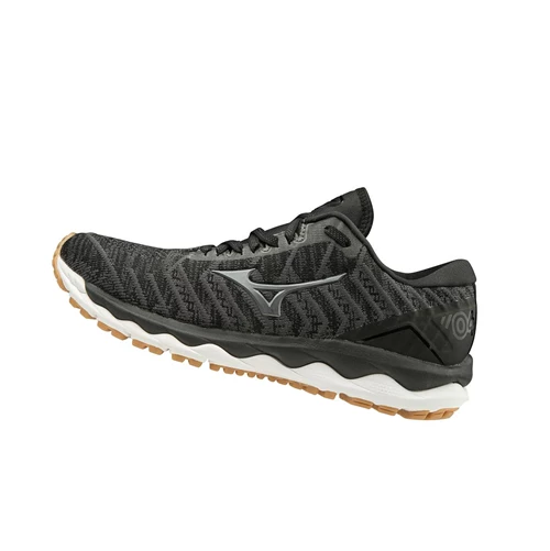 Zapatillas Running Mizuno Wave Sky 4 Waveknitﾙ D (Anchos) Mujer Gris Oscuro | 85649-BQXT