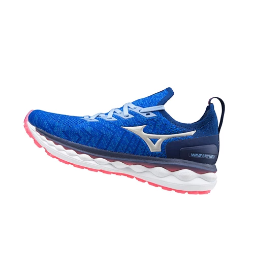 Zapatillas Running Mizuno Wave Sky Neo Mujer Blue/Silver/Pink | 80465-EADL