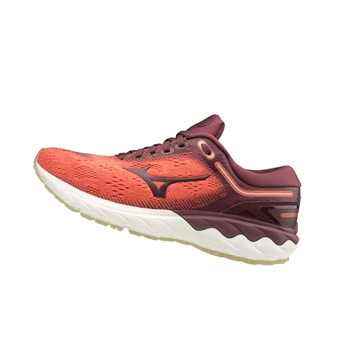 Zapatillas Running Mizuno Wave Skyrise Mujer Orange/Burgundy | 13586-BNZG