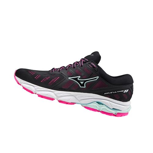 Zapatillas Running Mizuno Wave Ultima 11 Mujer Black/Light Turquoise/Pink | 17209-SYBF