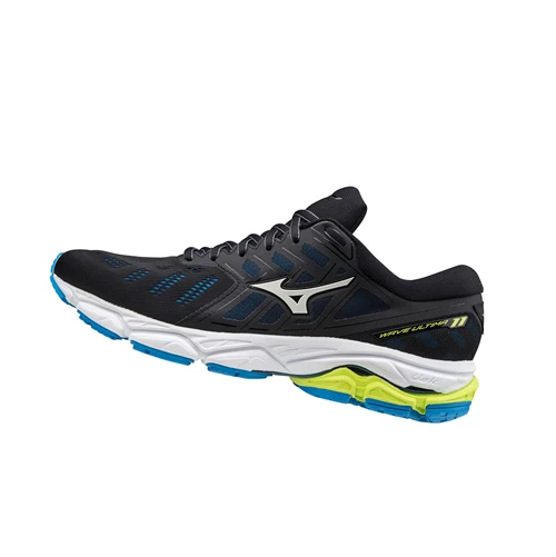 Zapatillas Running Mizuno Wave Ultima 11 Hombre Black/White/Blue | 47069-SAGN