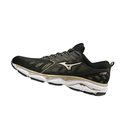 Zapatillas Running Mizuno Wave Ultima 11 Amsterdam Hombre Black/Gold/White | 47560-TVUW