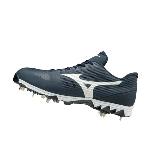 Zapatillas de Beisbol Mizuno 9-spike Ambition Low Metal Hombre Navy/White | 35196-DJGV