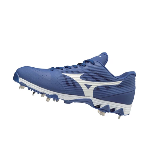 Zapatillas de Beisbol Mizuno 9-spike Ambition Low Metal Hombre Royal/White | 68251-MIFC