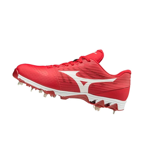 Zapatillas de Beisbol Mizuno 9-spike Ambition Low Metal Hombre Red/White | 71482-NQVS