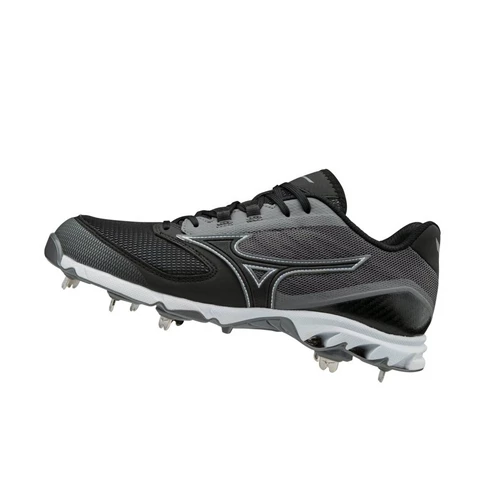 Zapatillas de Beisbol Mizuno 9-spike Dominant 2 Low Metal Hombre Grey/Black | 48265-MRCV