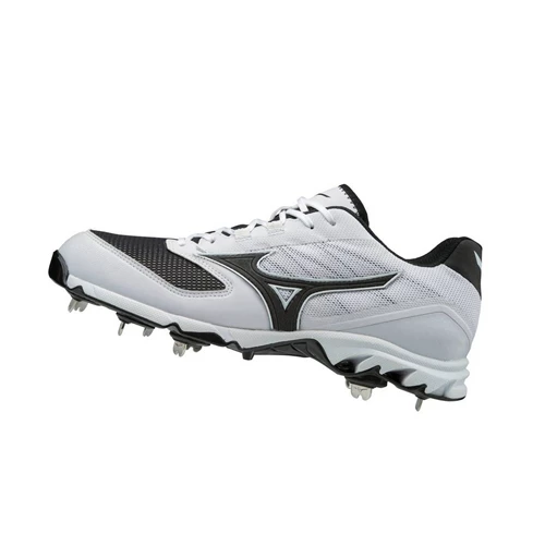 Zapatillas de Beisbol Mizuno 9-spike Dominant 2 Low Metal Hombre White/Black | 63109-RHSO