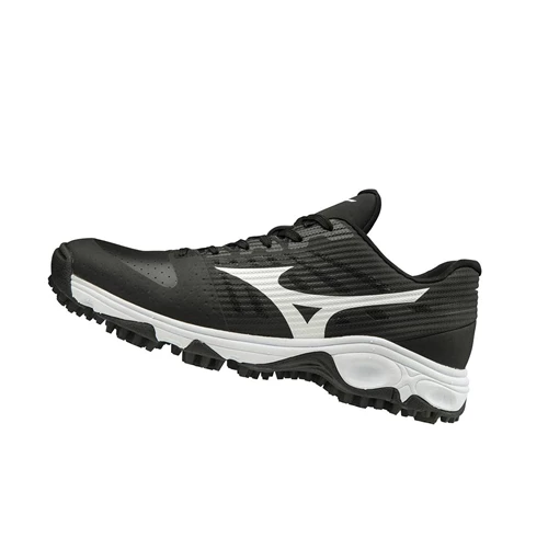 Zapatillas de Beisbol Mizuno Ambition All Surface Low Turf Hombre Black/White | 39580-TZJF