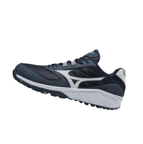 Zapatillas de Beisbol Mizuno Dominant All Surface Low Turf Hombre Navy/White | 10594-HYZP