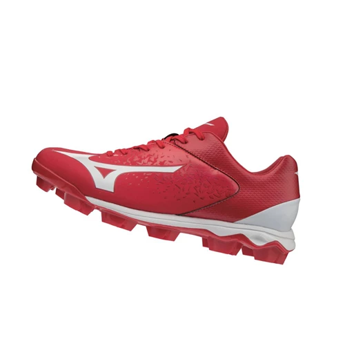 Zapatillas de Beisbol Mizuno Select Nine Tpu Low Molded Hombre Red/White | 46358-ODXF