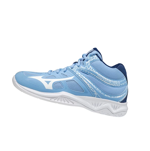 Zapatillas de Voleibol Mizuno Thunder Blade 2 Mid Mujer Blue/White | 26190-JFOB