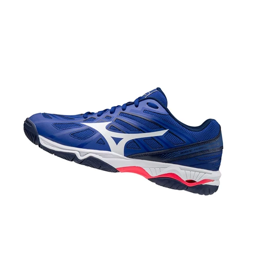 Zapatillas de Voleibol Mizuno Wave Hurricane 3 Mujer Blue/White/Pink | 45763-QKVF