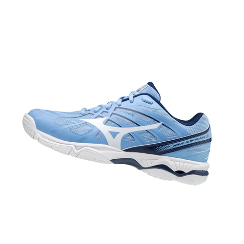 Zapatillas de Voleibol Mizuno Wave Hurricane 3 Mujer Blue/White | 48651-AMOP