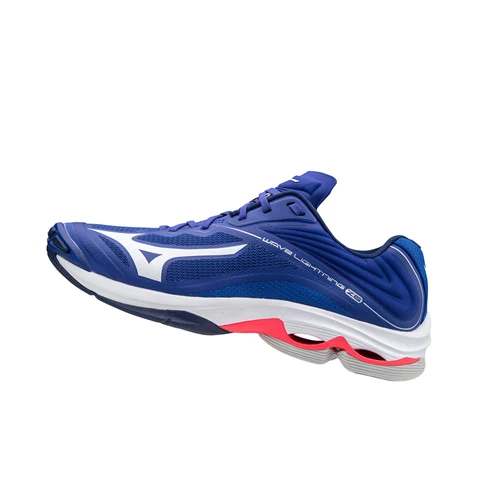 Zapatillas de Voleibol Mizuno Wave Lightning Z6 Hombre Blue/White/Pink | 06425-CPQJ