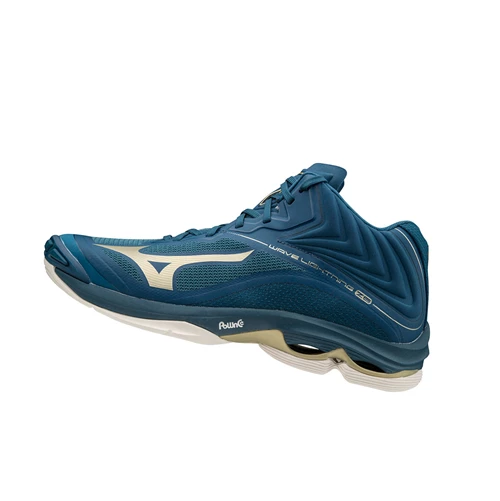 Zapatillas de Voleibol Mizuno Wave Lightning Z6 Mid Hombre Azules | 06714-FKYH