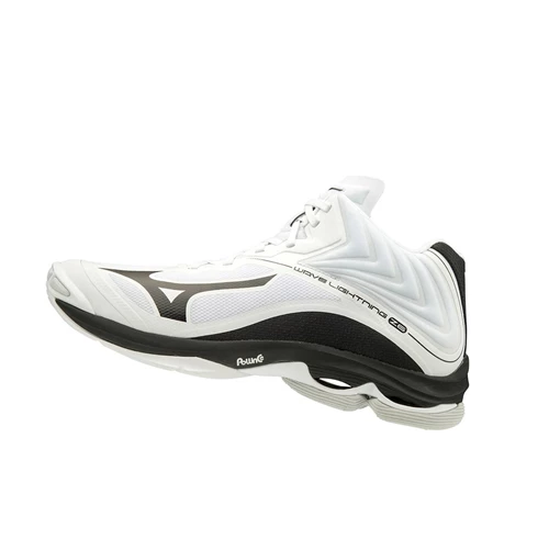 Zapatillas de Voleibol Mizuno Wave Lightning Z6 Mid Hombre White/Black | 73895-DZGI