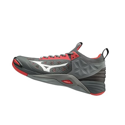 Zapatillas de Voleibol Mizuno Wave Momentum Hombre Red/Grey | 83051-NIMR