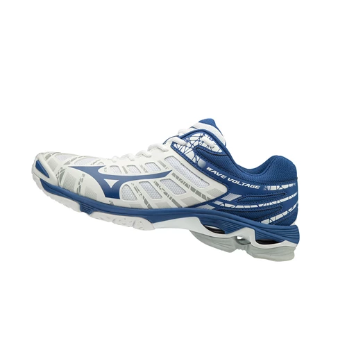 Zapatillas de Voleibol Mizuno Wave Voltage Hombre White/Blue | 05321-YFBM