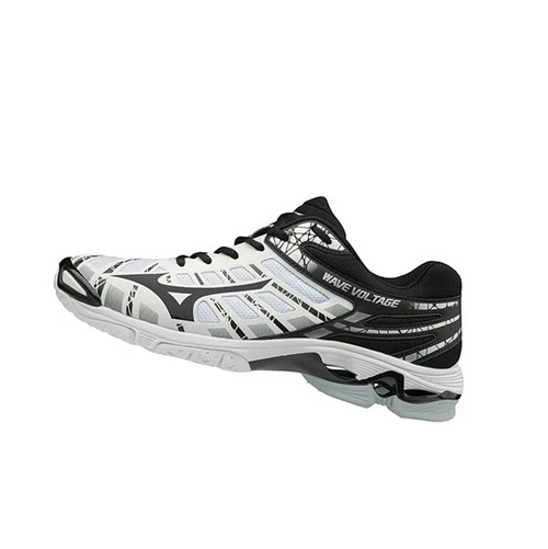 Zapatillas de Voleibol Mizuno Wave Voltage Mujer White/Black | 81534-HRGC