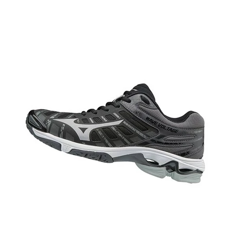 Zapatillas de Voleibol Mizuno Wave Voltage Mujer Black/Silver | 96875-FALN