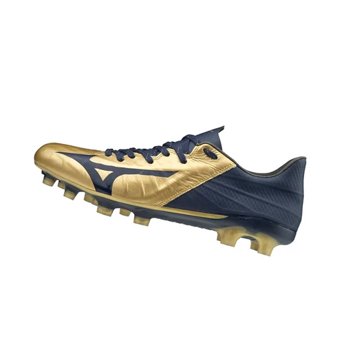 Zapatos De Fútbol Mizuno Rebula III Japan Hombre Gold/Navy | 71389-PZJS