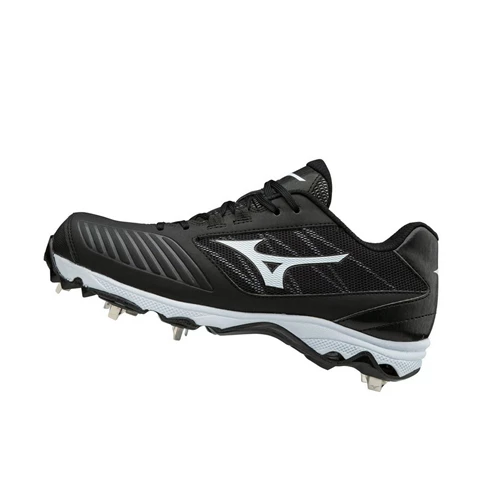 Zapatos de Softbol Mizuno 9-spike Advanced Sweep 4 Low Metal Mujer Black/White | 53174-EFPW