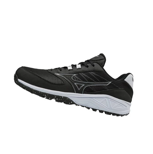 Zapatos de Softbol Mizuno Dominant All Surface Turf Mujer Black/White | 04217-OFWE