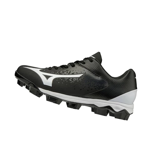 Zapatos de Softbol Mizuno Finch Select Nine Molded Mujer Black/White | 62148-KBOE