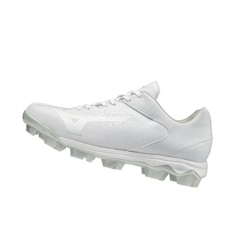 Zapatos de Softbol Mizuno Finch Select Nine Molded Mujer Blancas | 73906-JXZO