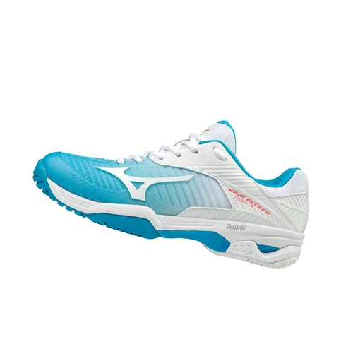 Zapatos de Tenis Mizuno Wave Exceed Tour 3 Ac Mujer Blue/Coral | 30985-IADT