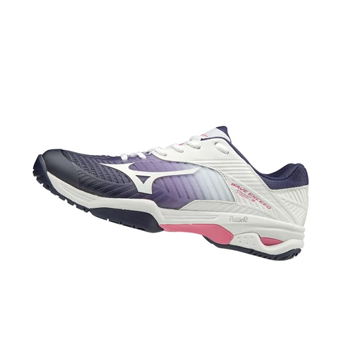 Zapatos de Tenis Mizuno Wave Exceed Tour 3 Ac Mujer White/Purple/Pink | 58621-PJZT